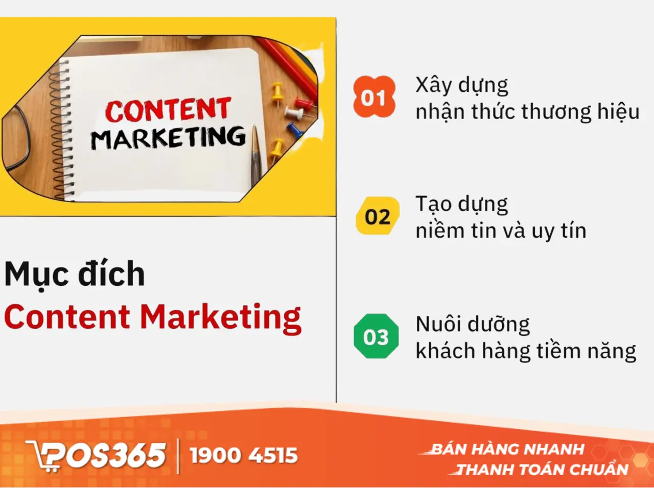 Cung cấp kiến thức gi&aacute; trị (Content Marketing) thay v&igrave; chỉ b&aacute;n h&agrave;ng
