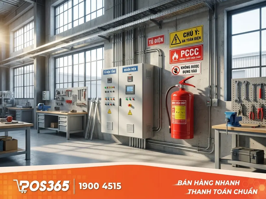 Đảm bảo quy định an toàn điện và phòng cháy chữa cháy (PCCC)