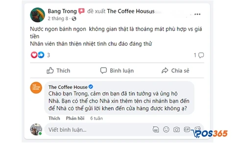 phản hồi của khách hàng