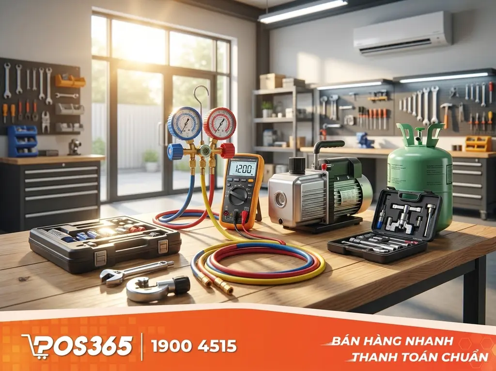 Danh sách các trang thiết bị sửa chữa điện lạnh bắt buộc phải có