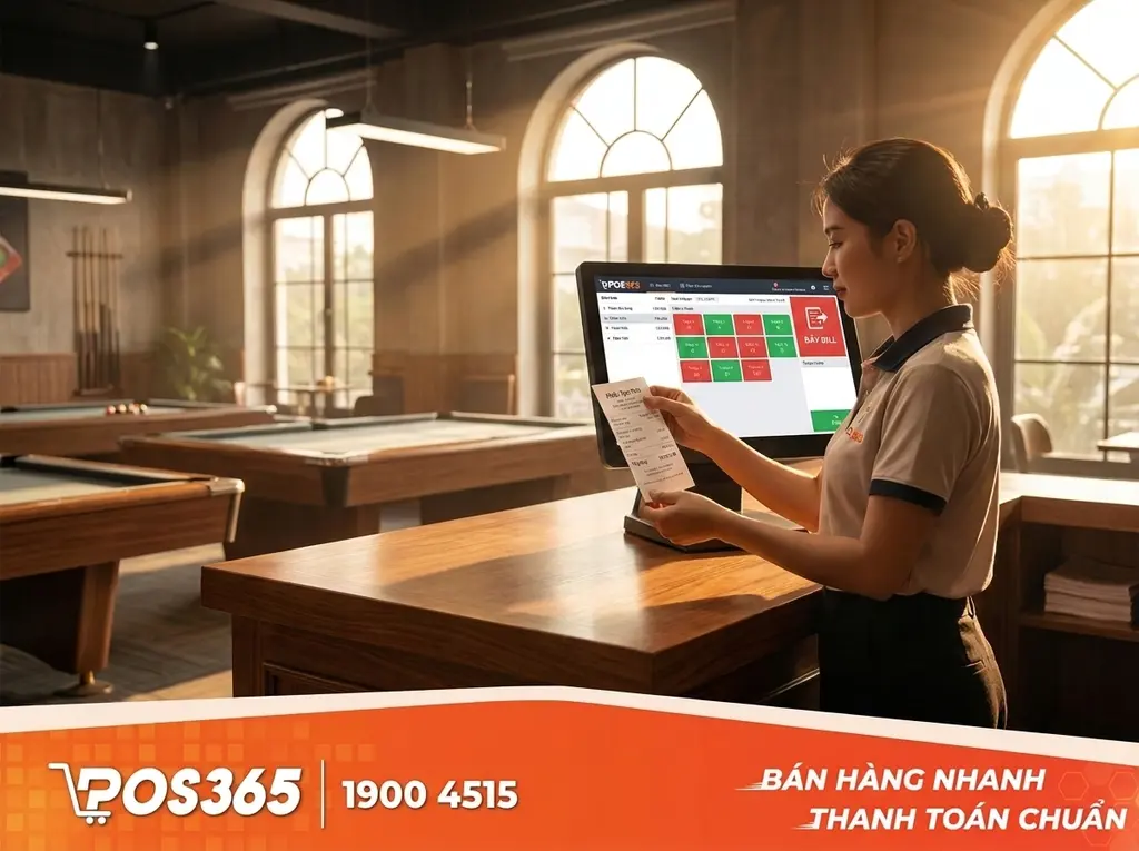 Đẩy bill, in phiếu tạm t&iacute;nh nhưng kh&ocirc;ng chốt doanh thu