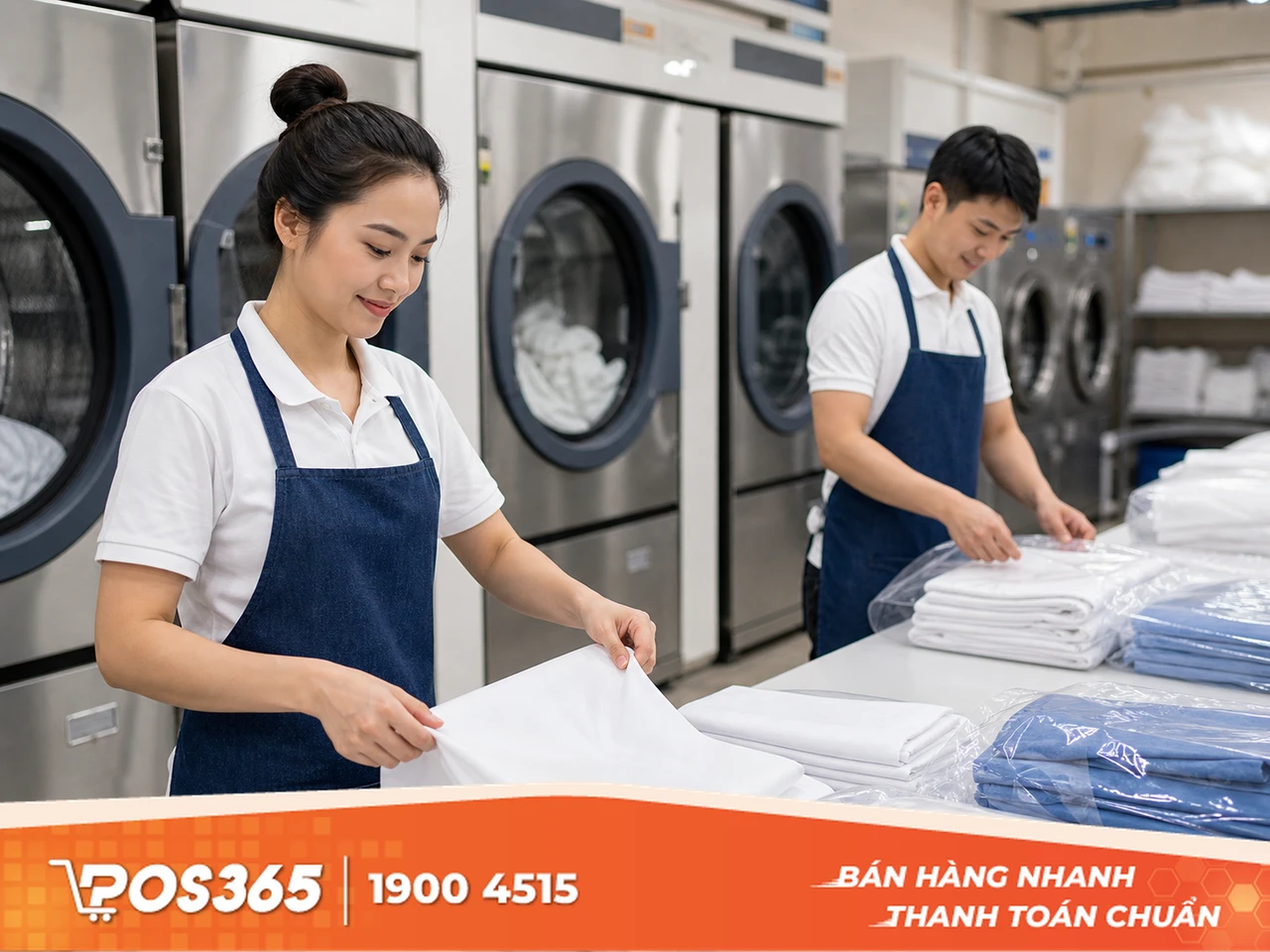 Dịch vụ giặt là công nghiệp
