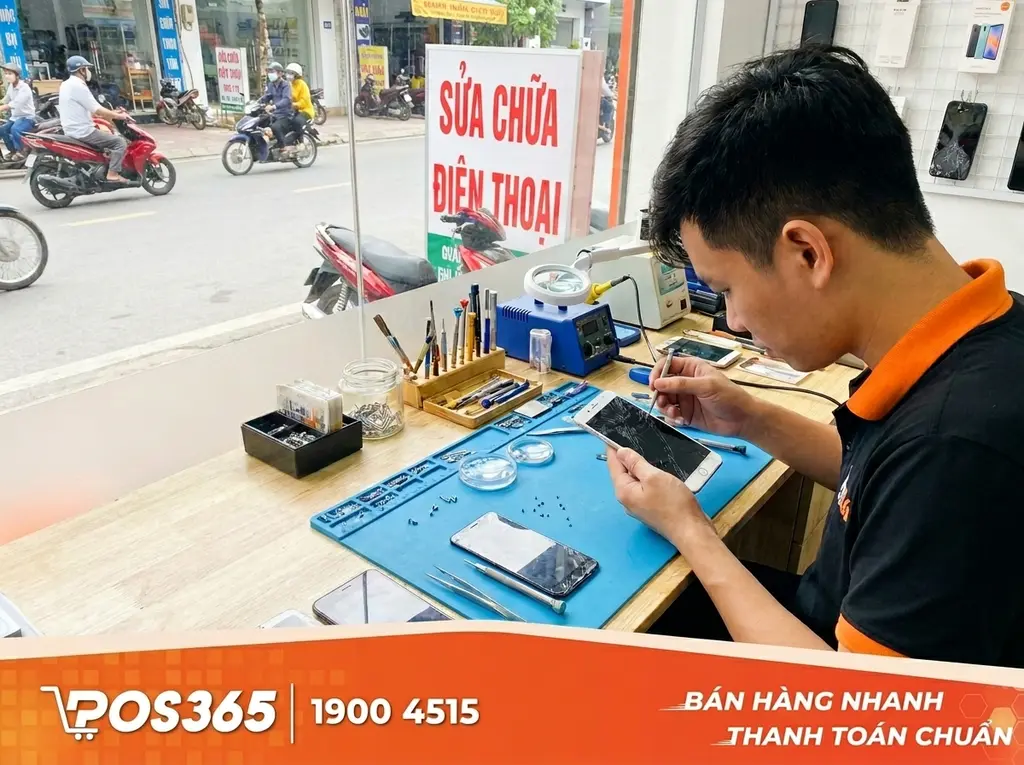 Dịch vụ sửa chữa, ép kính điện thoại