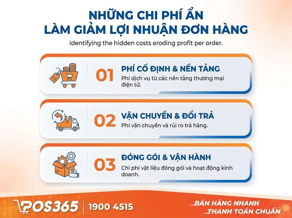 Điểm mặt c&aacute;c chi ph&iacute; ẩn đang ăn m&ograve;n lợi nhuận từng đơn h&agrave;ng