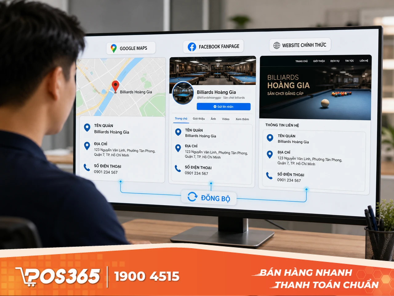 Đồng bộ hóa thông tin NAP trên mọi nền tảng số
