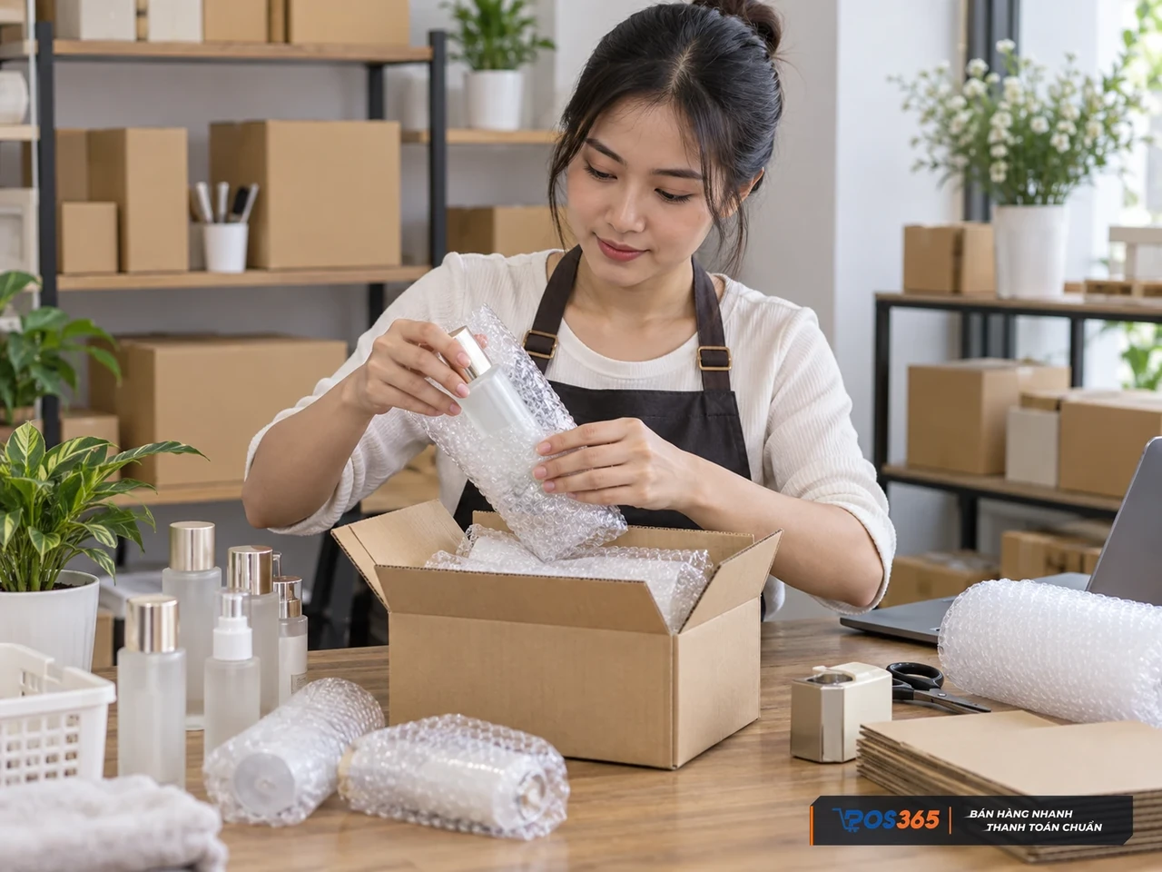 Đóng gói mỹ phẩm online