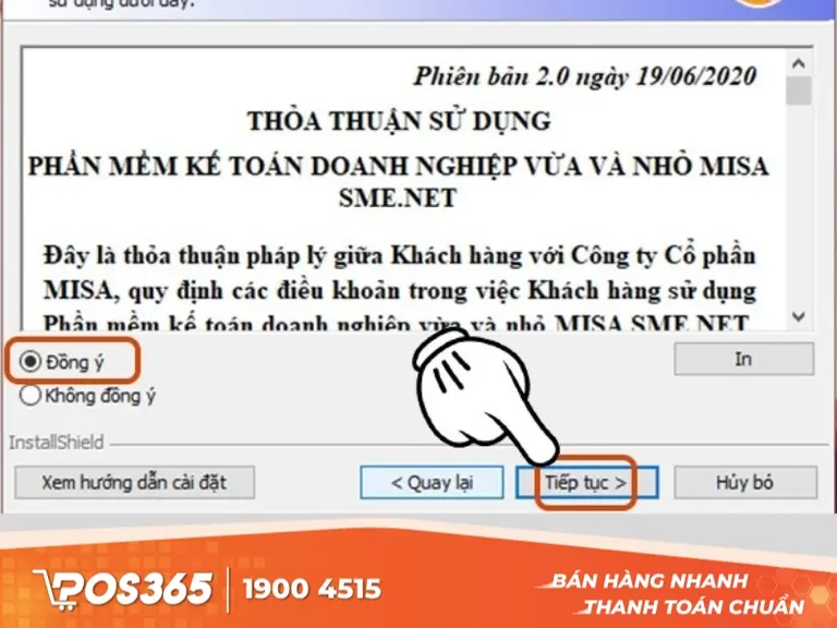 Đồng ý điều khoản