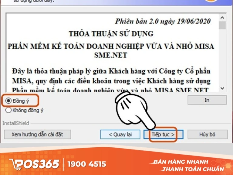 Đồng ý điều khoản