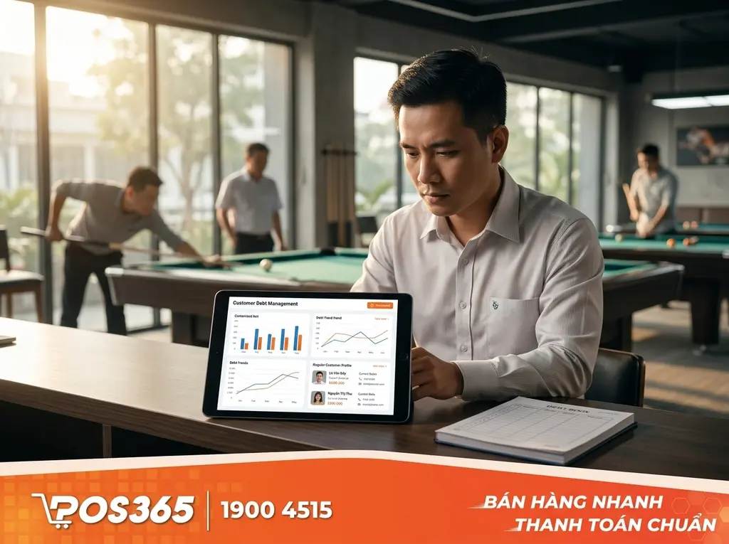 Dùng phần mềm quản lý quán bida chuyên dụng (Khuyên dùng)