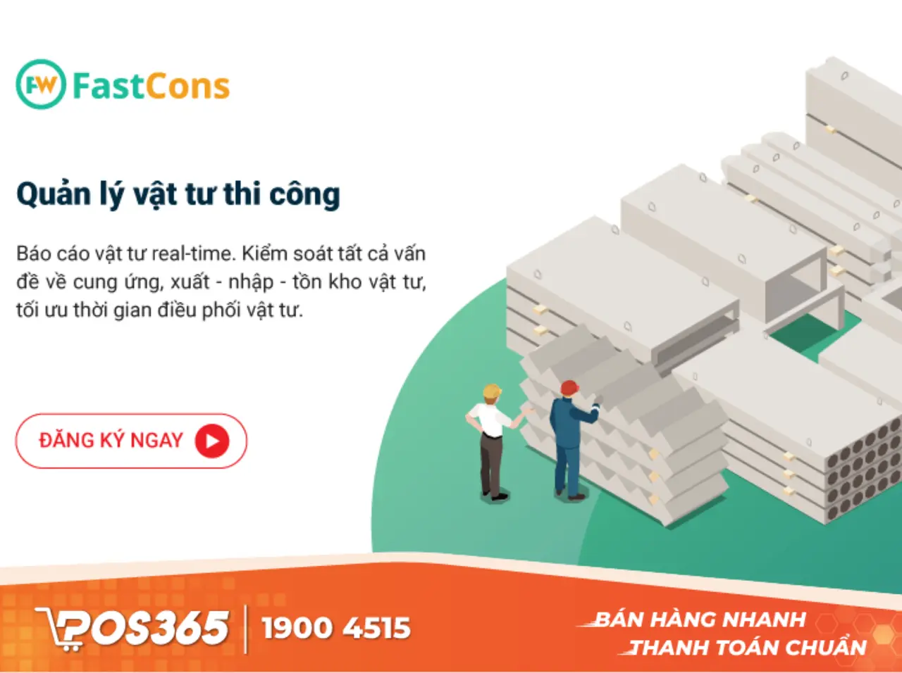 FastCons - Chuyên sâu kiểm soát vật tư hiện trường