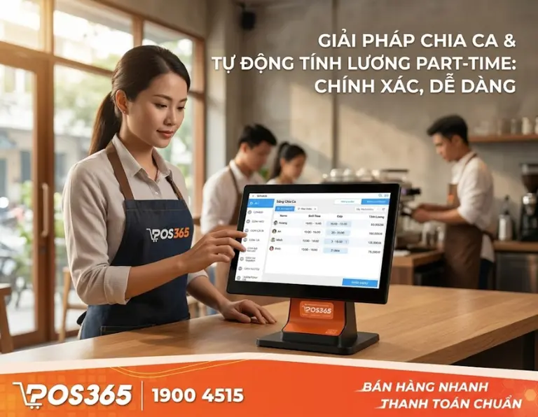 Giải ph&aacute;p chia ca v&agrave; tự động t&iacute;nh lương part-time kh&ocirc;ng lo sai s&oacute;t