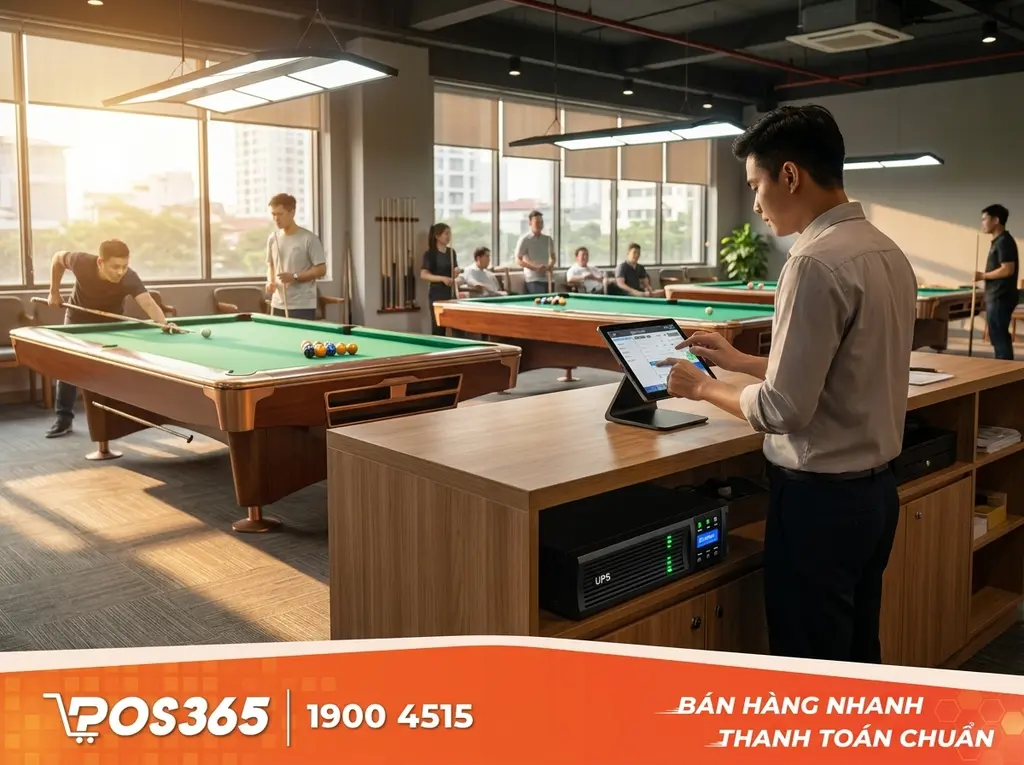 Giải pháp dự phòng dài hạn giúp quán bida bất tử trước sự cố