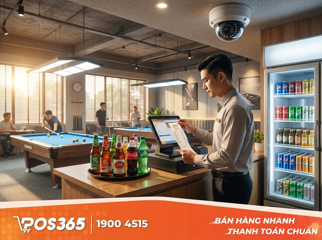 Giải pháp ngăn chặn thất thoát bia nước ngọt triệt để cho quán bida