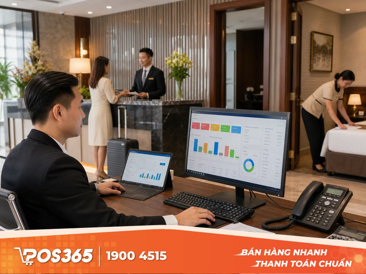 Giải ph&aacute;p quản l&yacute; kh&aacute;ch sạn to&agrave;n diện Skyhotel