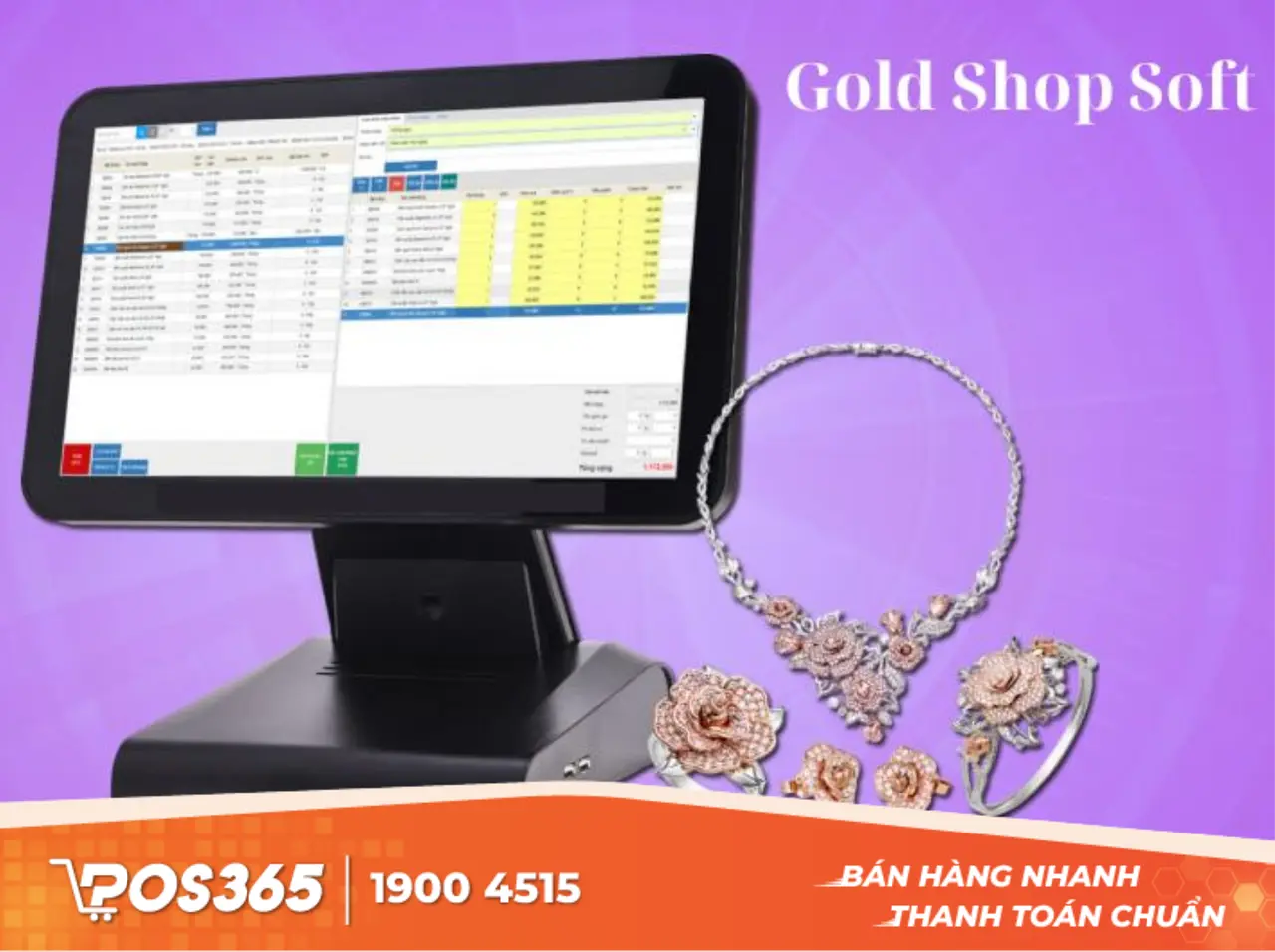 Giải pháp quản lý chuỗi tiệm vàng Gold Shop Soft