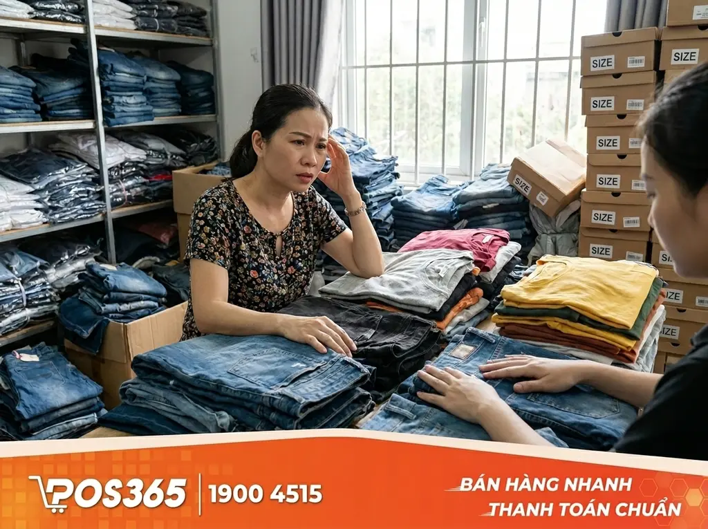 Giải quyết nỗi đau Rối loạn Size số & Tồn kho với phần mềm quản lý