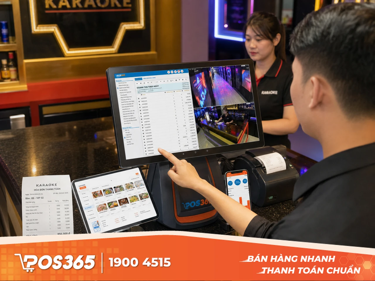 Giám sát bằng camera kết hợp kiểm tra hóa đơn ngẫu nhiên