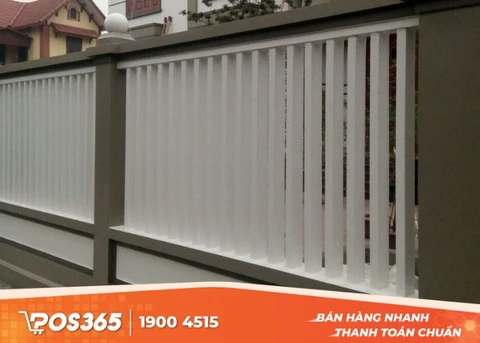 Hàng rào bê tông giả gỗ