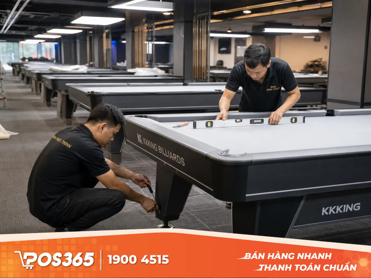 Hệ thống Bida Ph&uacute;c Thịnh - Giải ph&aacute;p setup c&acirc;u lạc bộ bida to&agrave;n diện