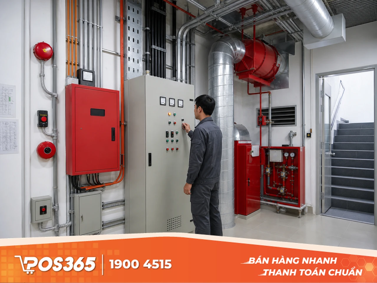 Hệ thống điện và thông gió, hút khói sự cố