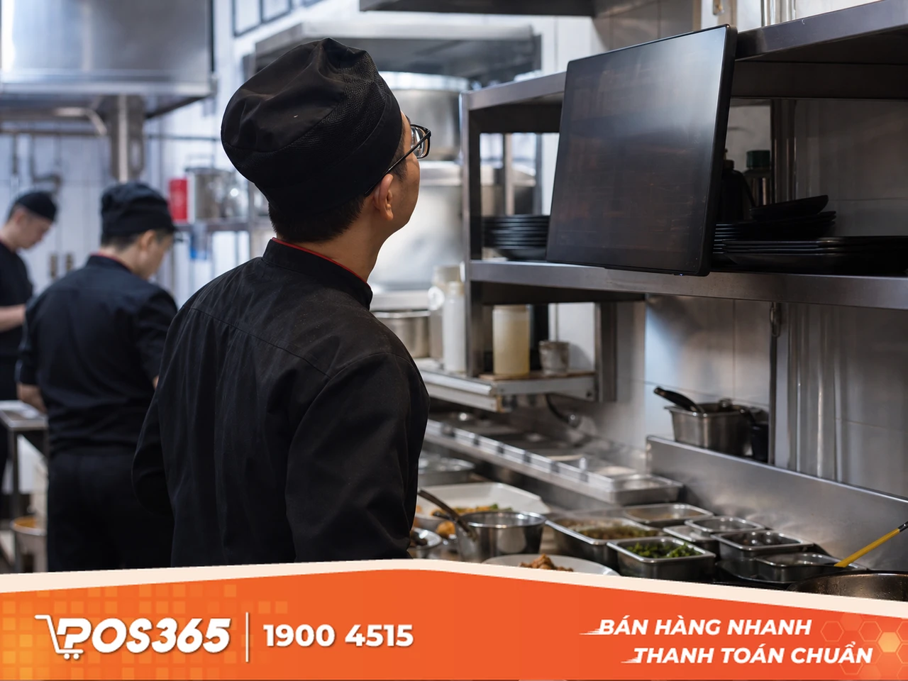 Hệ thống hiển thị nh&agrave; bếp th&ocirc;ng minh (KDS)