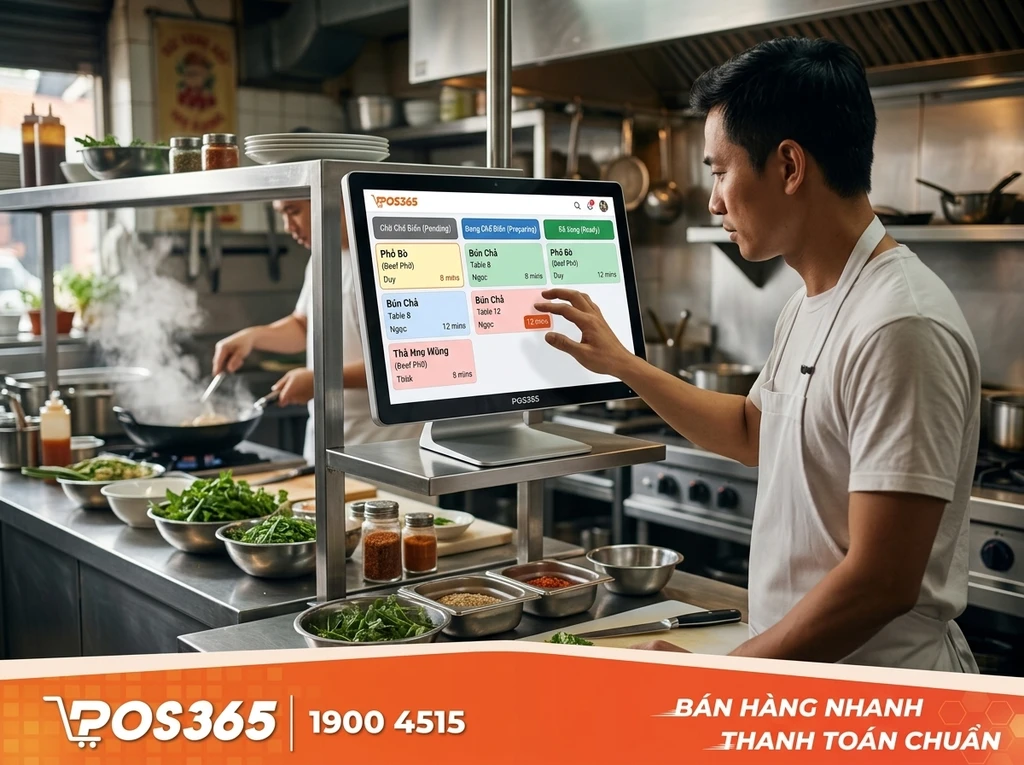 Hệ thống m&agrave;n h&igrave;nh bếp KDS l&agrave; g&igrave;?