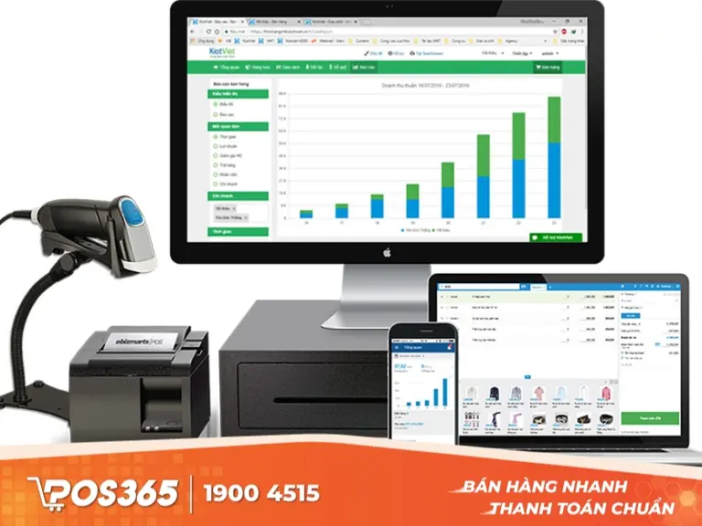 Hệ thống quản l&yacute; cửa h&agrave;ng kim kh&iacute; KiotViet  