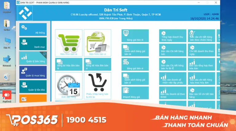 Hệ thống quản lý DanTriSoft