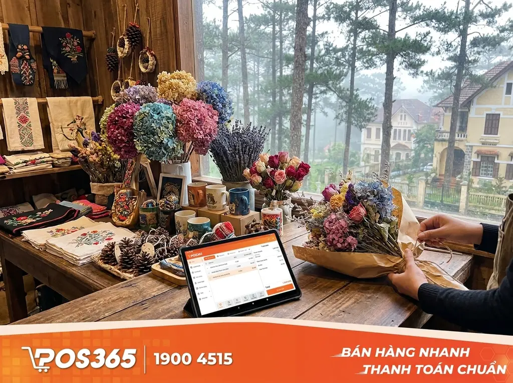 Kinh doanh hoa khô và quà lưu niệm Handmade