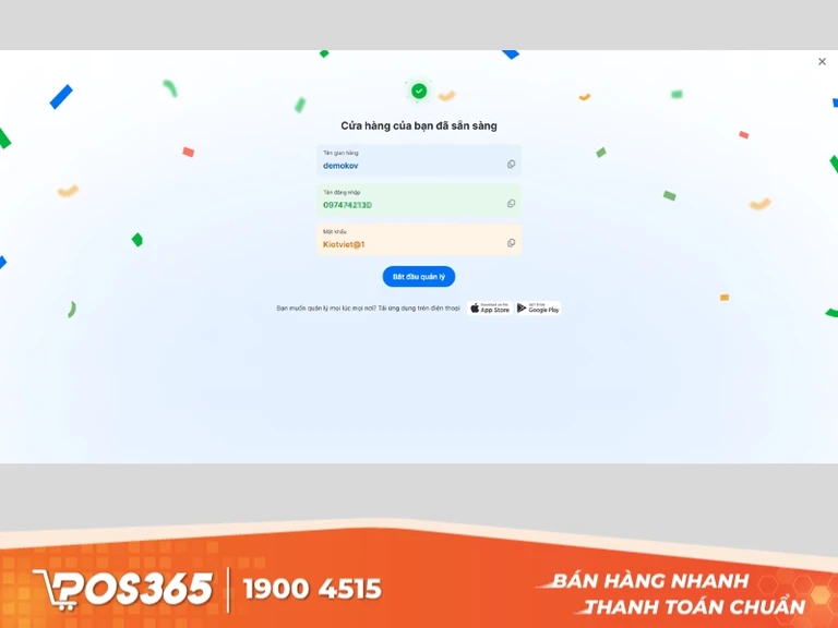 Hoàn tất và sử dụng