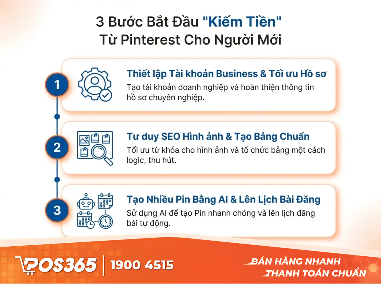 Hướng dẫn 3 bước bắt đầu hái ra tiền từ Pinterest cho người mới