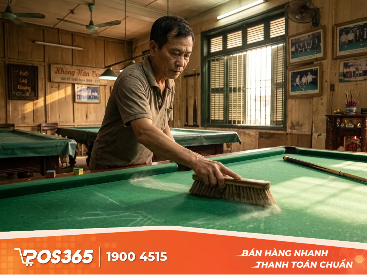 Hướng dẫn c&aacute;ch chải nỉ b&agrave;n bida đ&uacute;ng kỹ thuật từng bước