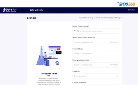hướng dẫn c&aacute;ch đăng k&yacute; tiktok seller