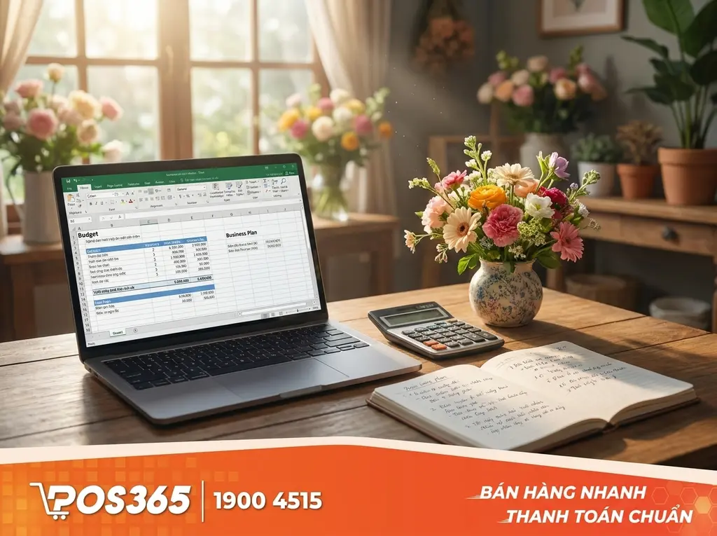 Kế hoạch nguồn vốn kinh doanh shop hoa tươi