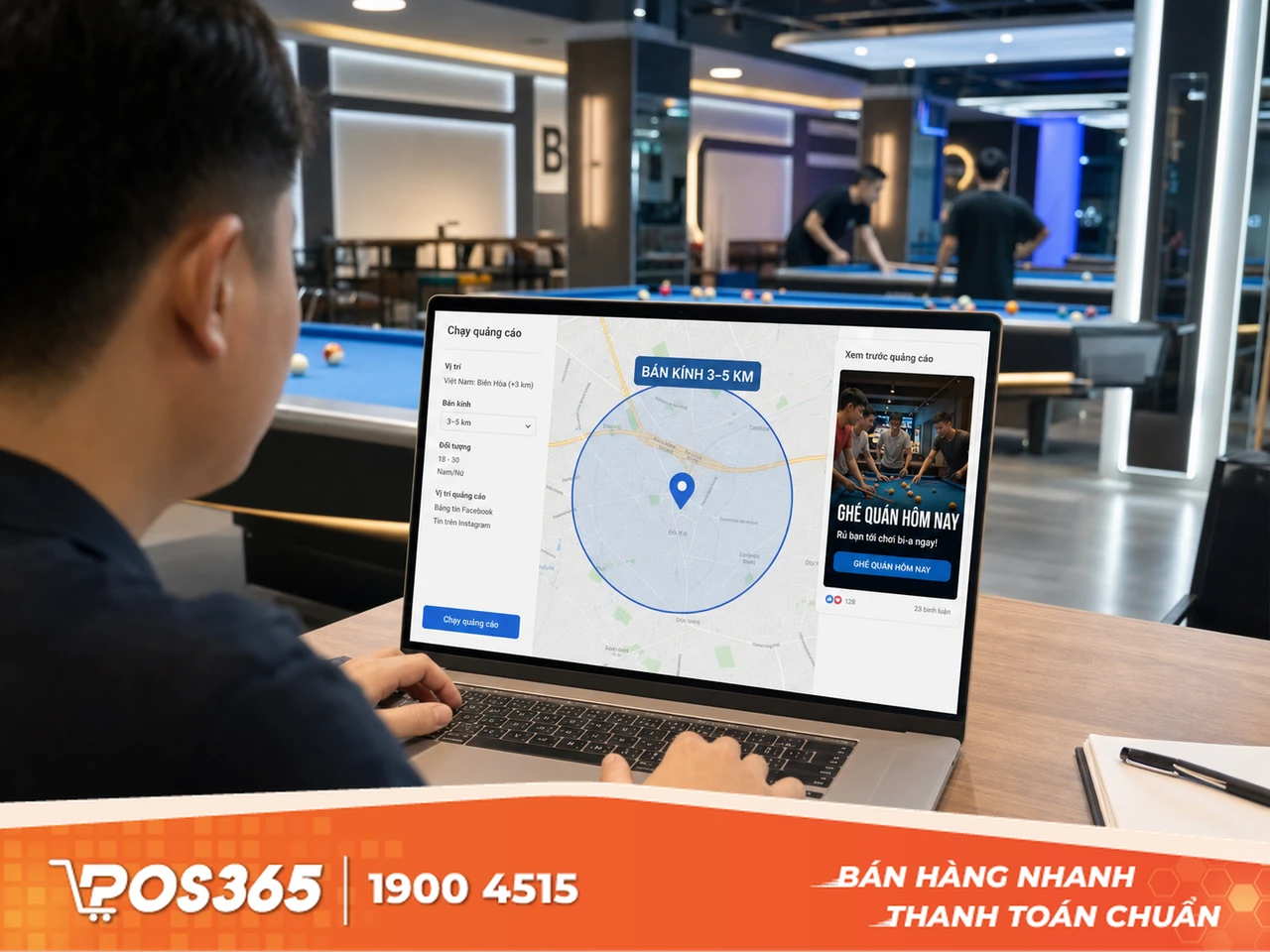 Kết hợp chạy quảng cáo Facebook theo bán kính để cộng hưởng doanh số