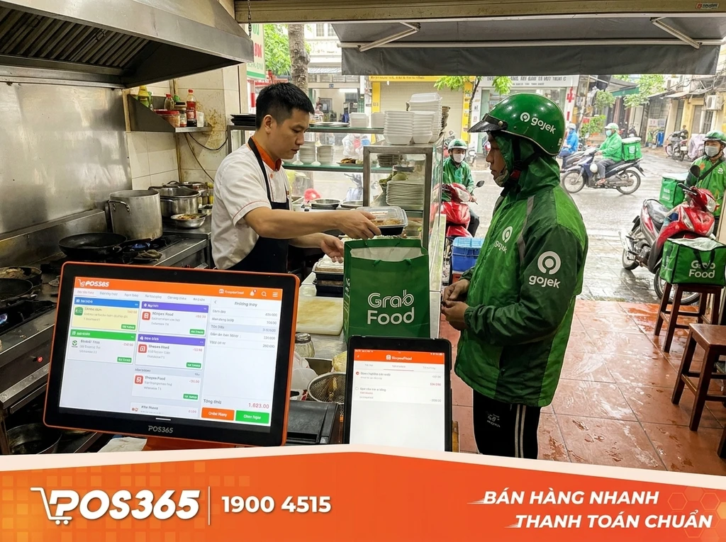 Khai thác khách qua các App giao đồ ăn
