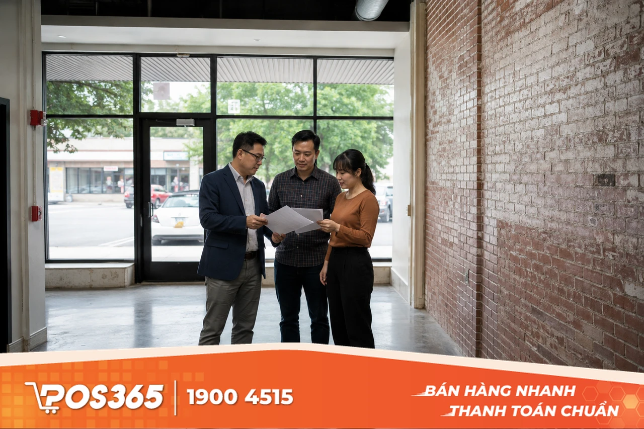 Khảo sát, chốt địa điểm và ký hợp đồng mặt bằng