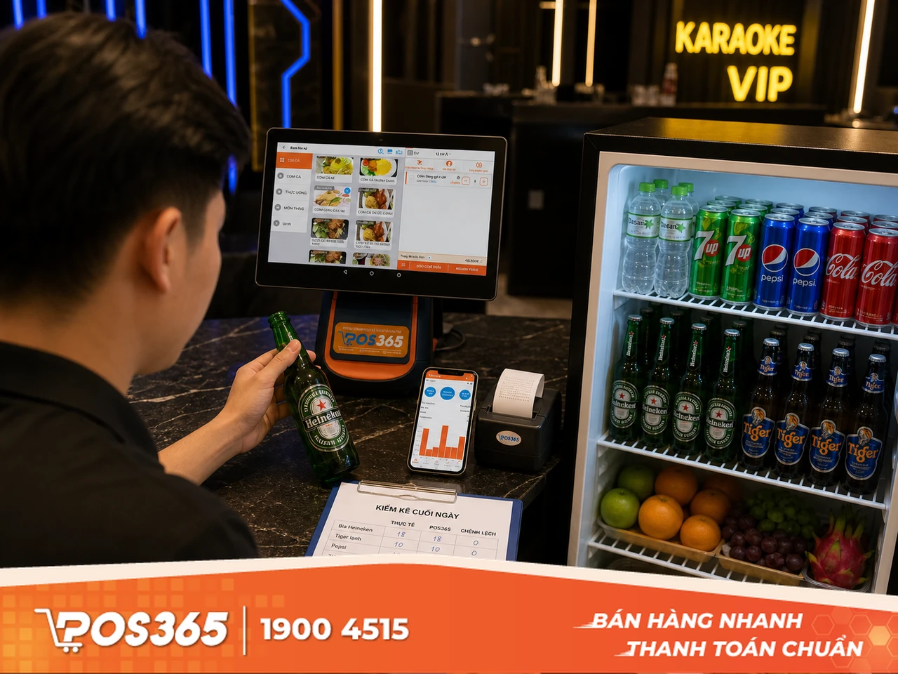 Kiểm k&ecirc; v&agrave; đối so&aacute;t hao hụt kho F&B (Bia, nước ngọt, snack, tr&aacute;i c&acirc;y)