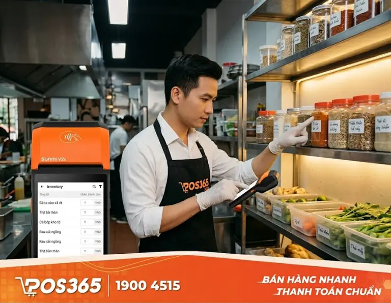 Vì sao kiểm kho cuốn chiếu lại hợp với nhà hàng?