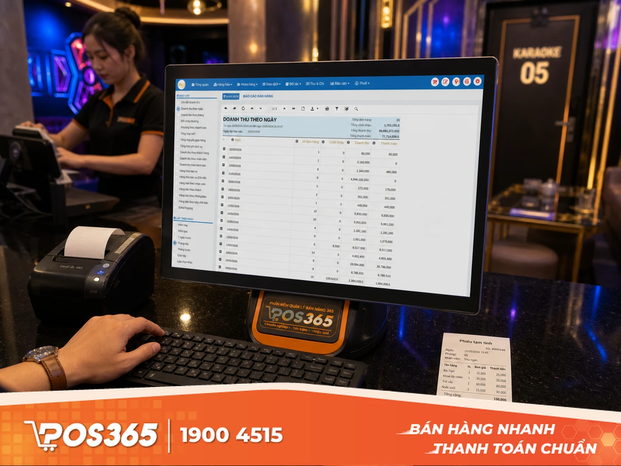Kiểm tra lịch sử in phiếu tạm tính (Pro-forma Invoice)
