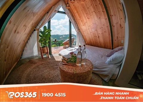 Khu vực cách thành phố 7km homestay có view đẹp