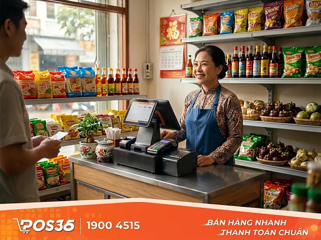 Kinh nghiệm chọn mua bàn tính tiền tạp hóa tối ưu không gian
