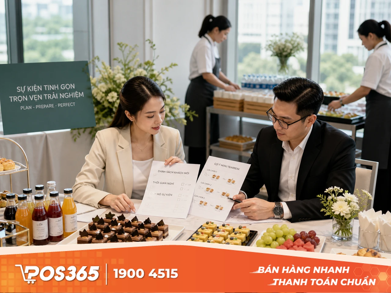 Kinh nghiệm đặt tiệc teabreak tiết kiệm và chuyên nghiệp