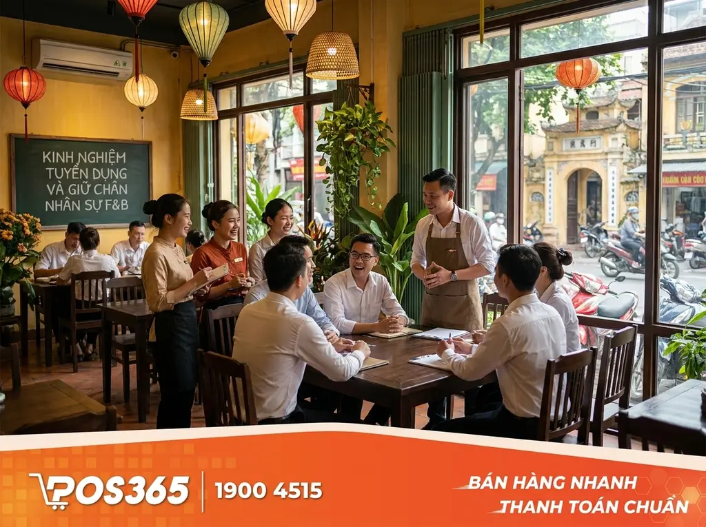 Kinh nghiệm tuyển dụng và giữ chân nhân sự ngành F&B