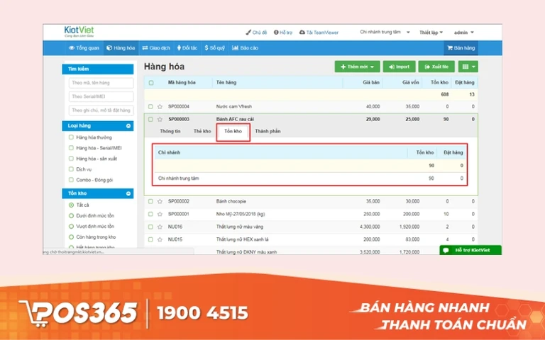 KiotViet - Phần mềm quản lý kho bán hàng cho cửa hàng bán lẻ