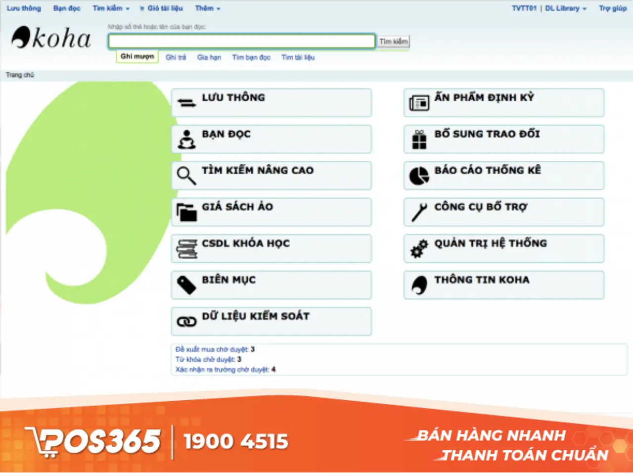 Koha - Phần mềm mã nguồn mở chuẩn quốc tế