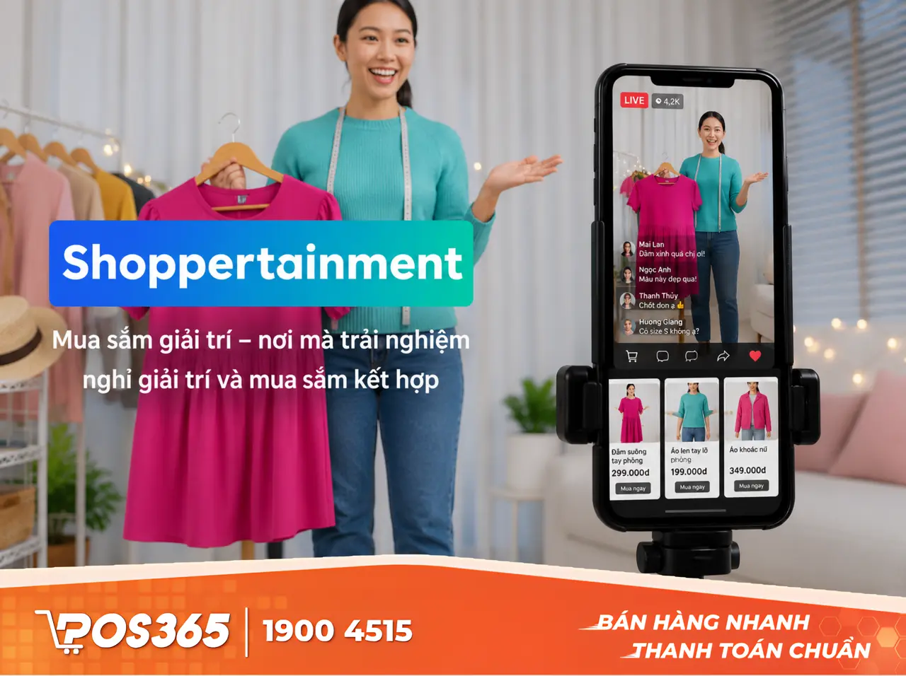 Kỷ nguyên Shoppertainment: Phải làm Livestream & Video ngắn