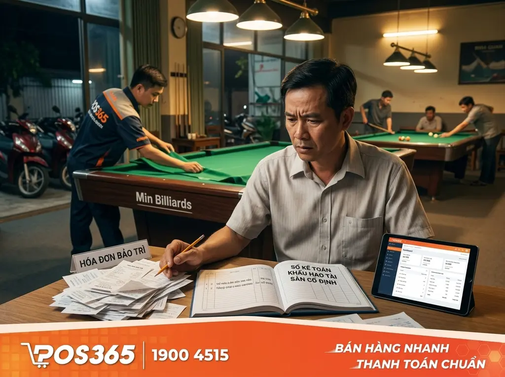 Lẫn lộn giữa chi phí bảo trì định kỳ và chi phí khấu hao
