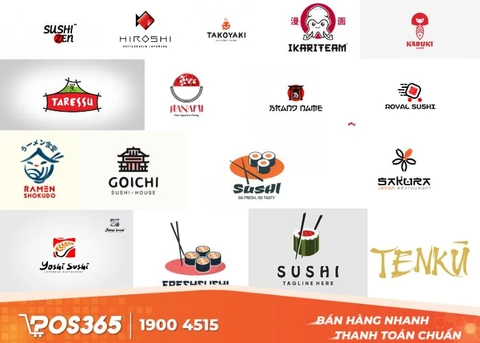 Một số mẫu logo được nhiều nhà hàng nhật sử dụng