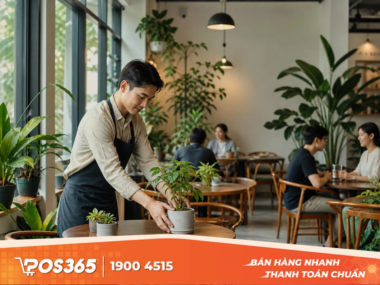 Lựa chọn cây phong thủy trang trí quán cafe